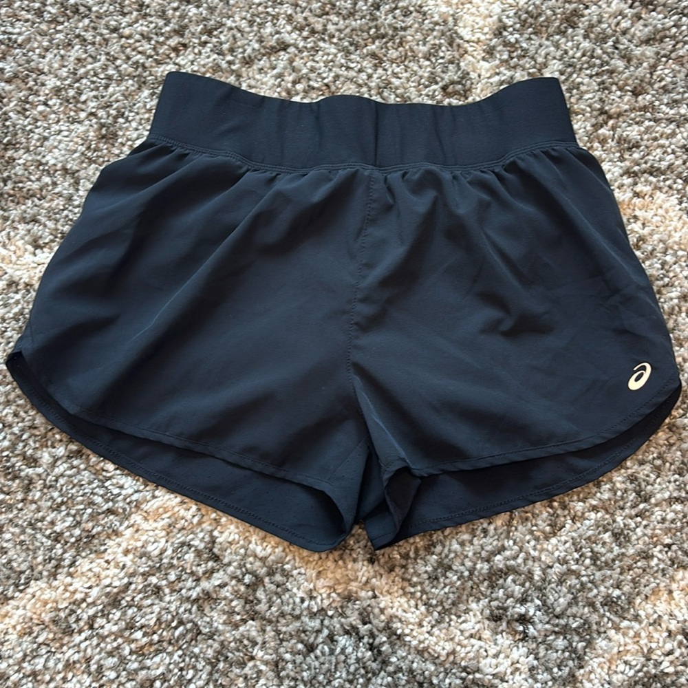 ASICS black athletic shorts size small